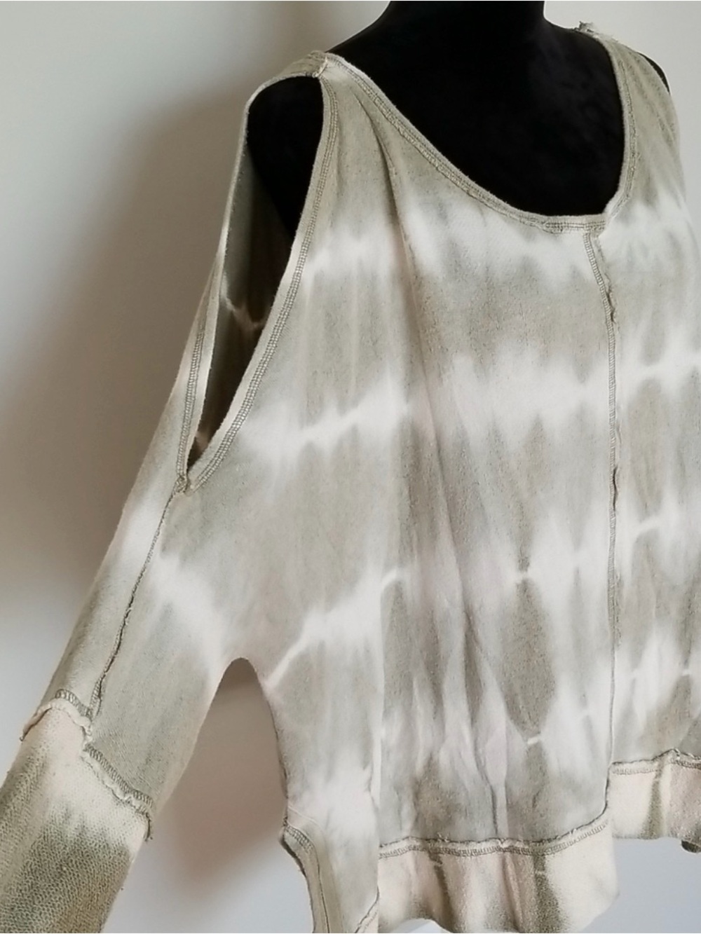 Free People Cold Shoulder Tie-Dye Sweater - Picture 2 of 9